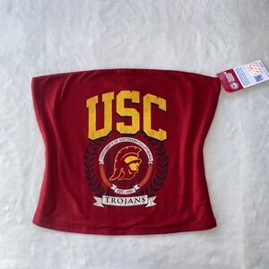 USC Trojans Tube Top Size Large NWT Graphic
